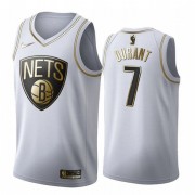 Maglie NBA Brooklyn Nets 2022-23 Kevin Durant 7# Bianca Classics Edition Canotte Swingman